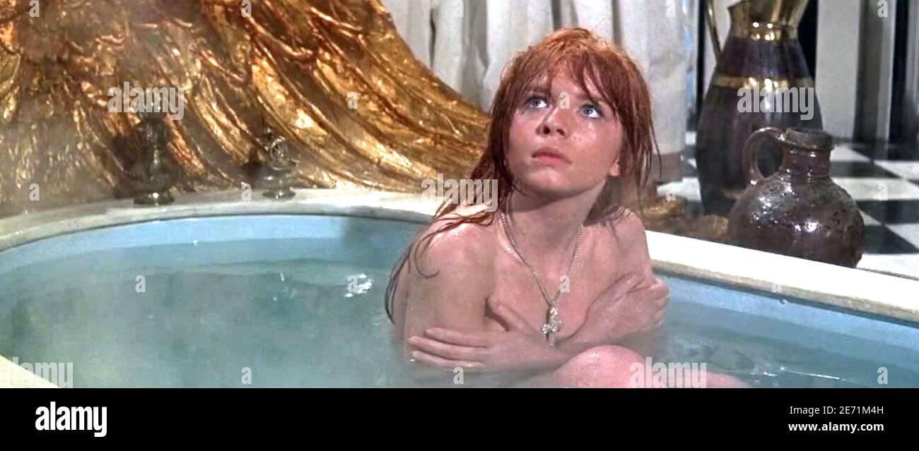 THE MASQUE OF THE RED DEATH 1964  Anglo-Amalgamated film with Jane Asher Stock Photo