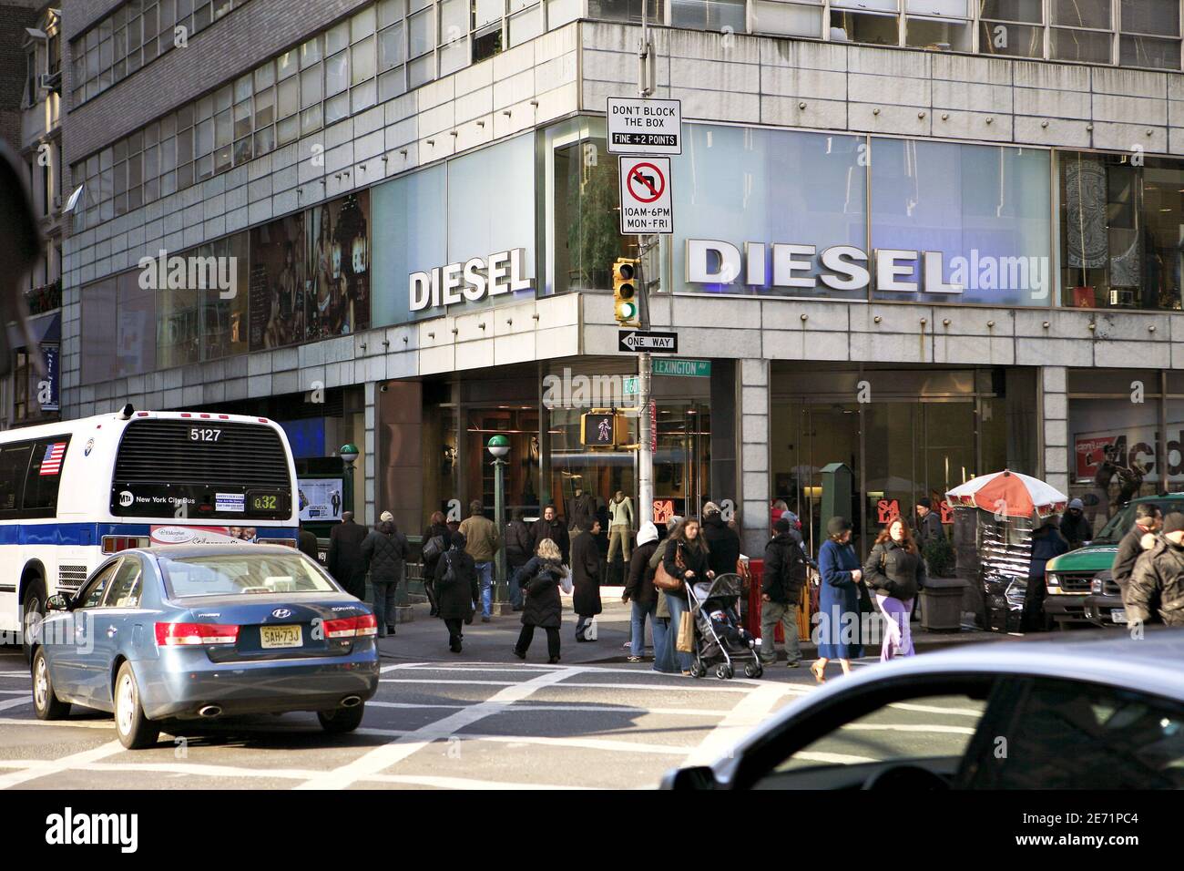 Views of the Diesel Store at the 60th street Lexington