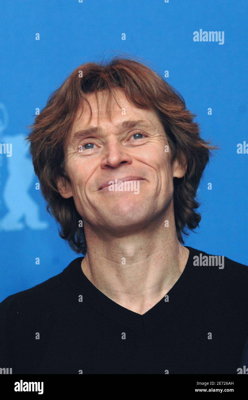 US actor Willem Dafoe poses during a photocall at the 57th 'Berlinale