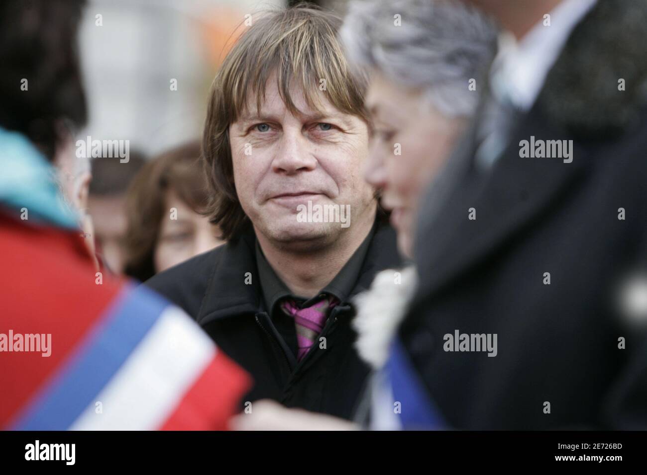CGT Secretary General Bernard Thibault attends the '8 Fevrier 1962 ...