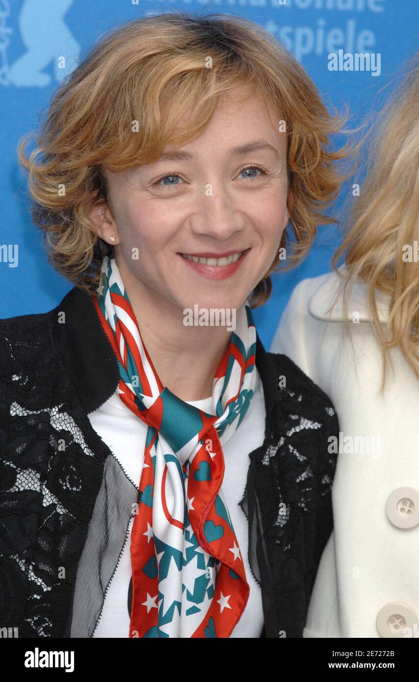 French actress Sylvie Testud poses for photographers during a photocall