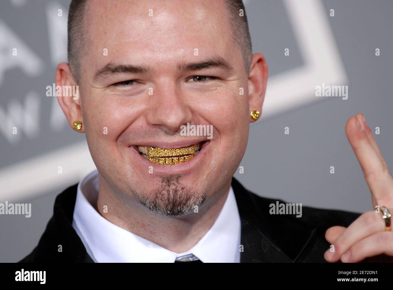 Rapper Paul Wall arrives at 49th Annual Grammy Awards, held at the ...