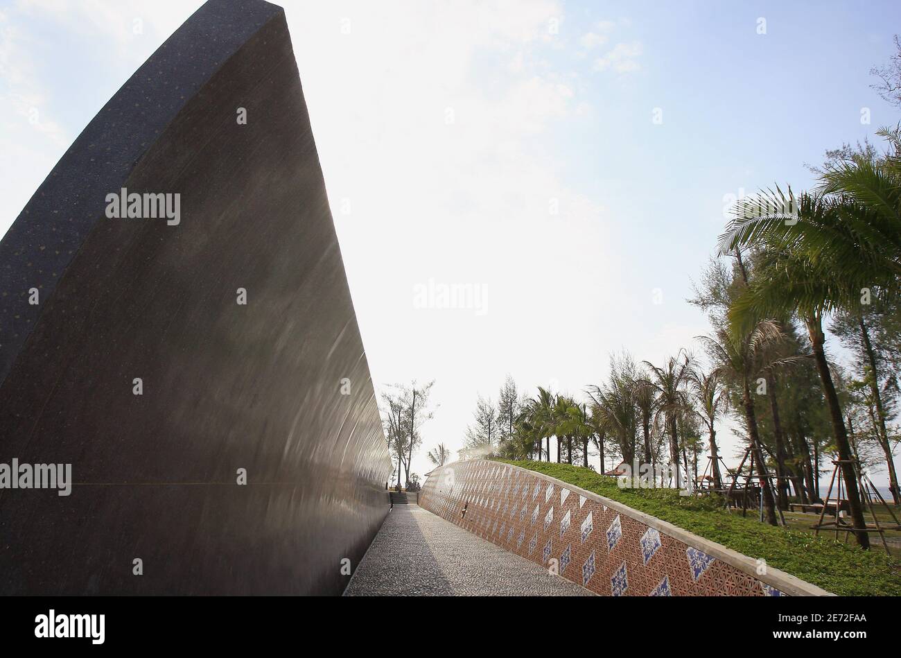 Ban Nam Khem Tsunami Memorial Park, Thailand, in January 2007. Two years since the Indian Ocean tsunami killed over 300,000 people, life and tourism restart gradually. Photo by Patrick Durand/ABACAPRESS.COM Stock Photo