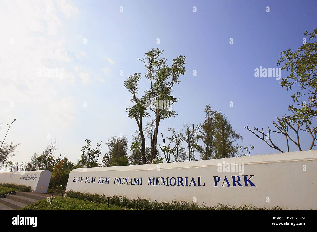 Ban Nam Khem Tsunami Memorial Park, Thailand, in January 2007. Two years since the Indian Ocean tsunami killed over 300,000 people, life and tourism restart gradually. Photo by Patrick Durand/ABACAPRESS.COM Stock Photo