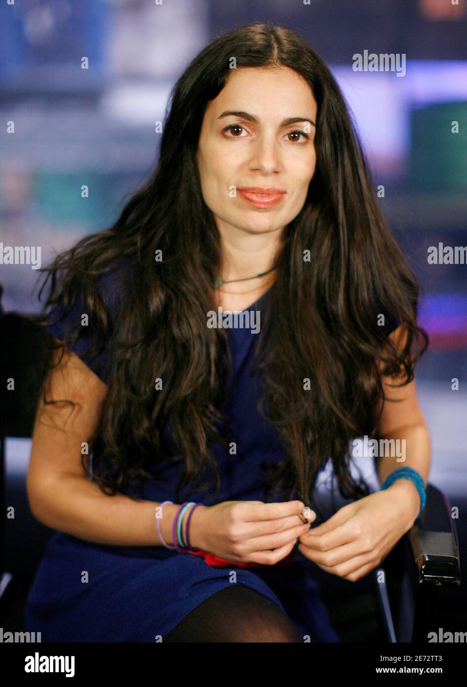 French-Israeli singer and songwriter Yael Naim poses for a portrait in New  York in this picture taken March 18, 2008. Folksy singer Naim found  commercial success after her song "New Soul" played