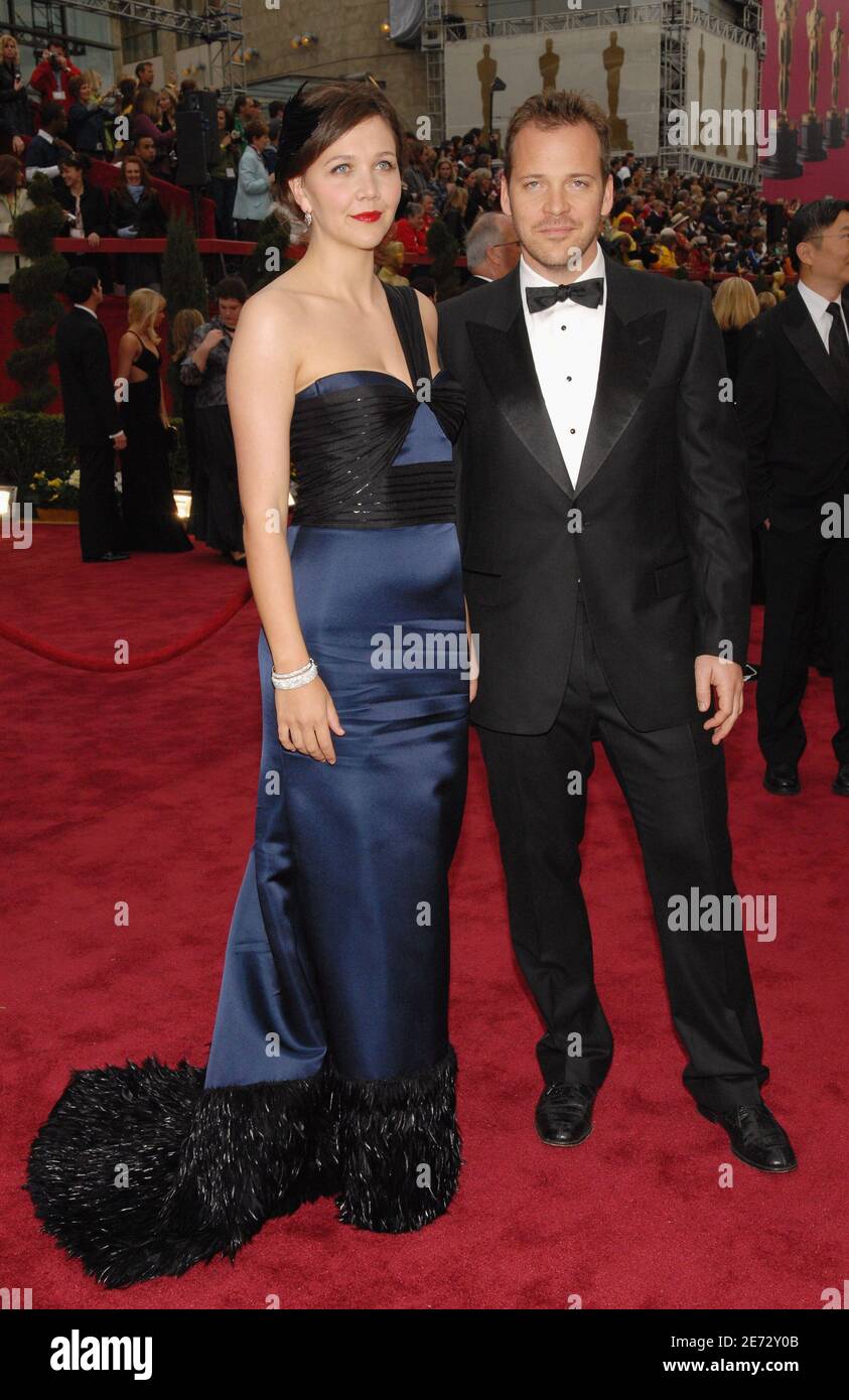 Peter Sarsgaard and Maggie Gyllenhaal arriving at the 79th Academy Awards held, at the Kodak Theater on Hollywood Boulevard in Los Angeles, CA, USA on February 25, 2007. Photo by Hahn-Khayat-Douliery/ABACAPRESS.COM Stock Photo