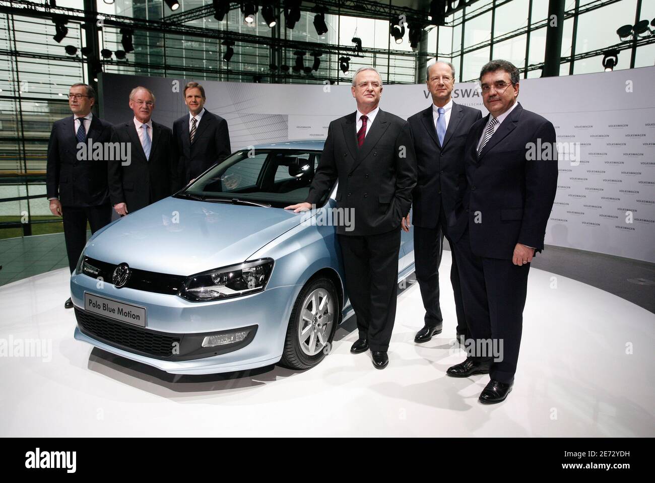 Blue volkswagen polo hi-res stock photography and images - Alamy