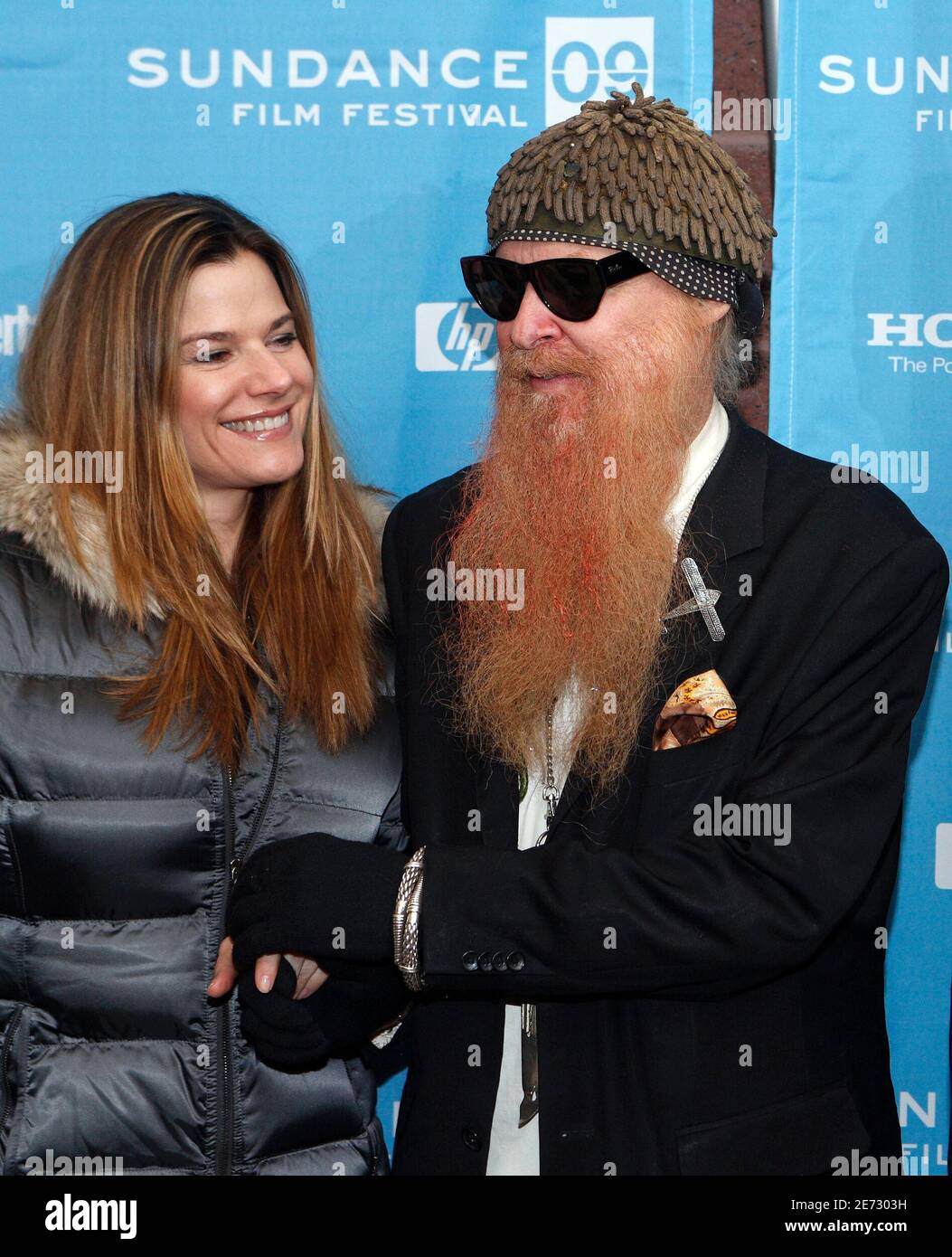 Billy gibbons of zz top and wife hires stock photography and images