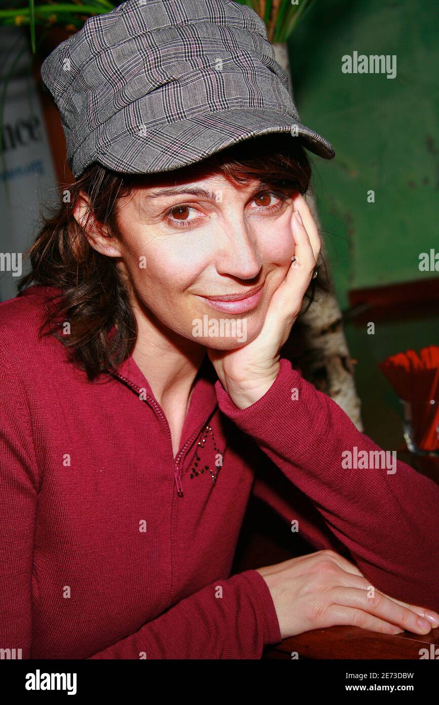 French actress and director Zabou Breitman during Unifrance's 'Rendez-Vous with French Cinema Today' annual showcase held at the Film Society, Lincoln Center, in New York City, NY, USA on March 02, 2007. Photo by Gerald Holubowicz/ABACAPRESS.COM Stock Photo