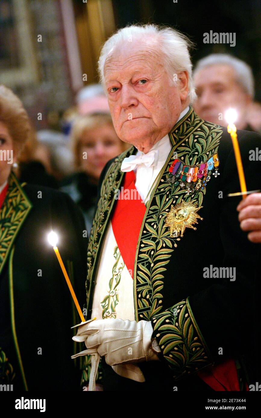 Grand Duke Henri, Grand Duchess Maria Teresa of Luxemburg arrive at the Abb...