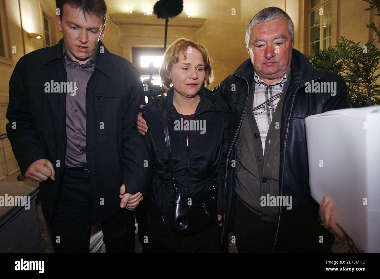 Doctor Laurence Tramois arrives at Perigueux court, South west of France on March 12, 2007. Both women are accused of euthanesia, done on a women who was sufferering of a cancer in terminal stage. According to French laws, Tramois and Chanel are convicted of 'poisonning' and 'participation of poisoning'. Chantal Chanel is accused to have given the lethal injection of potassium to thef 65 years women in the hospital of Saint-Astier (Dordogne). Both can be condemned to a maximum sentence of 30 years in jail. Photo by Patrick Bernard/ABACAPRESS.COM Stock Photo