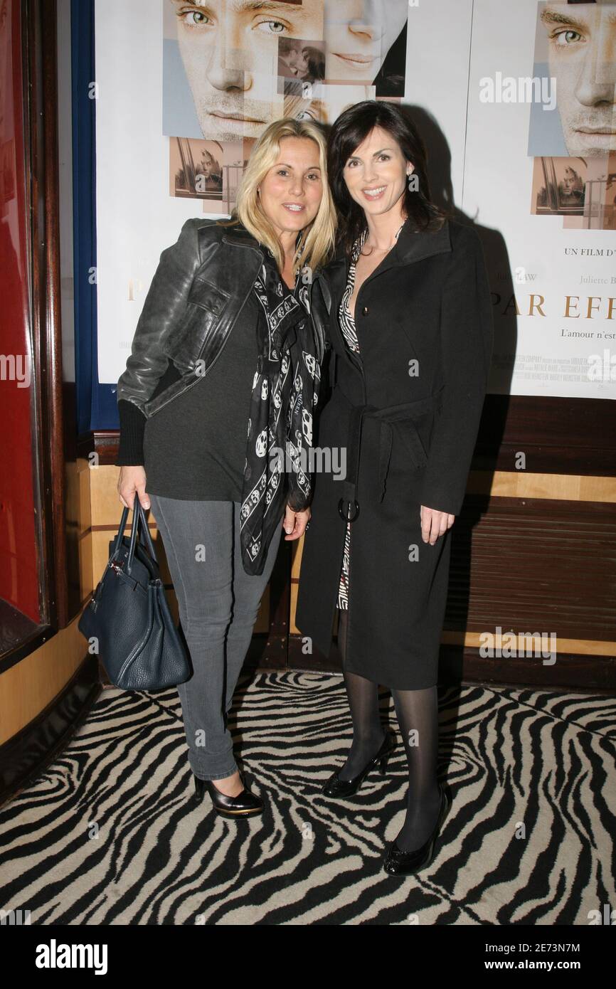 Sophie Favier with Caroline Barclay attend 'Par effraction' premiere held at Planet Hollywood Restaurant, in Paris, France,on March 12, 2007. Photo by Benoit Pinguet/ABACAPRESS.COM Stock Photo