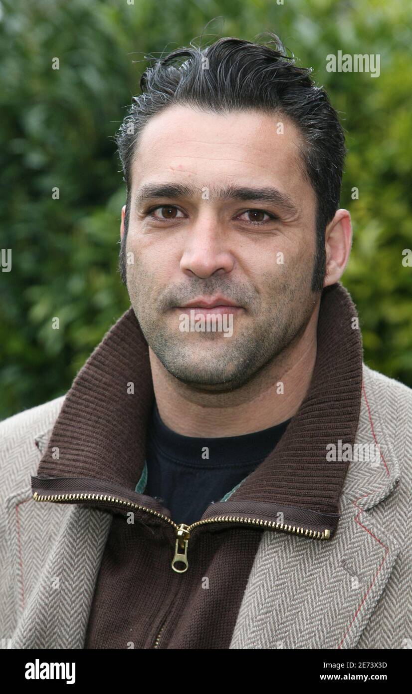 Actor Jean-Pierre Martins poses during the 18th Valenciennes Adventures  Film Festival in Valenciennes, north of France on March 16, 2007 Photo by  Denis Guignebourg/ABACAPRESS.COM Stock Photo - Alamy