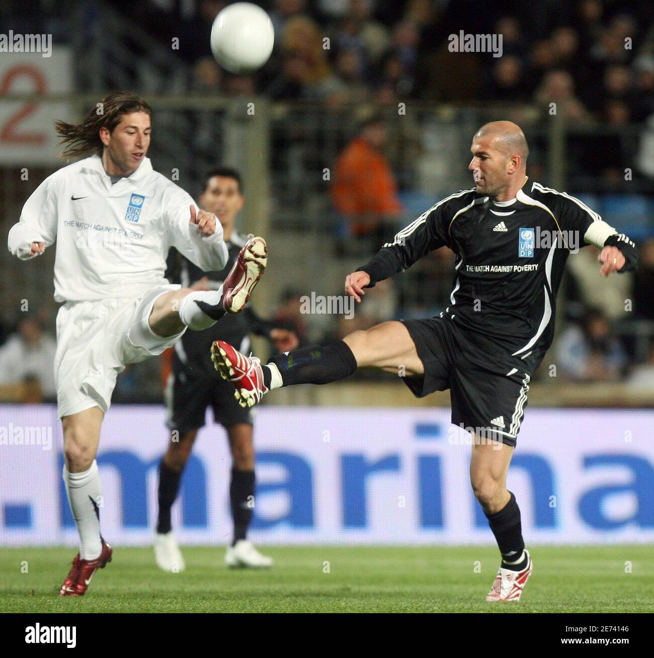 Retired soccer star Zinedine Zidane pictured during the