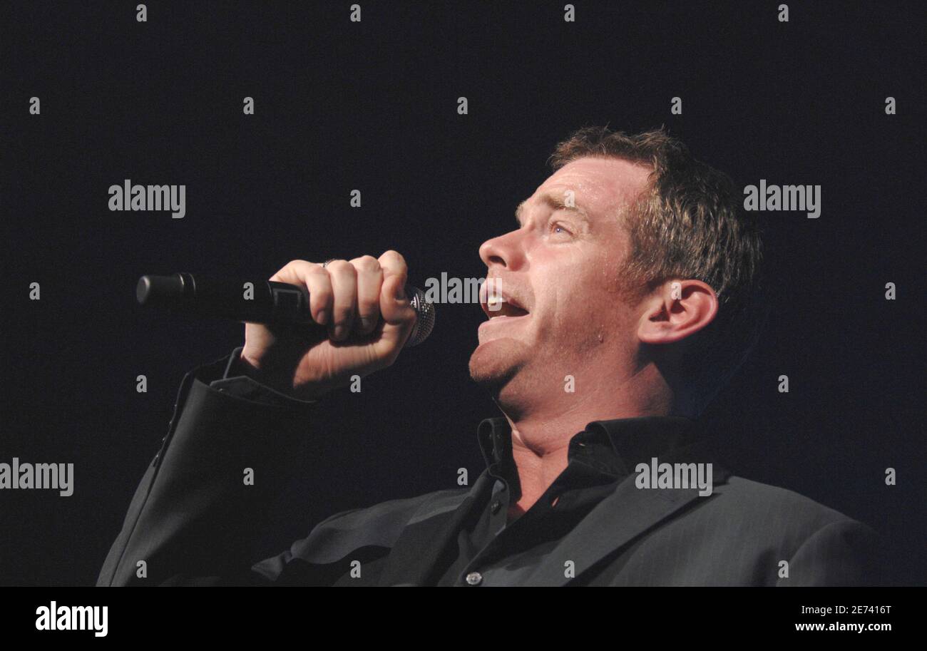 Canadian singer garou performs in hi-res stock photography and images ...