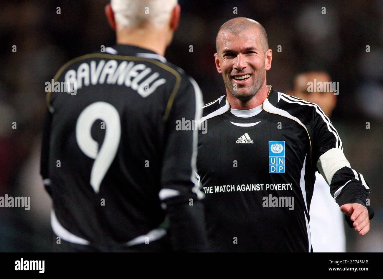 Retired soccer star Zinedine Zidane pictured during the