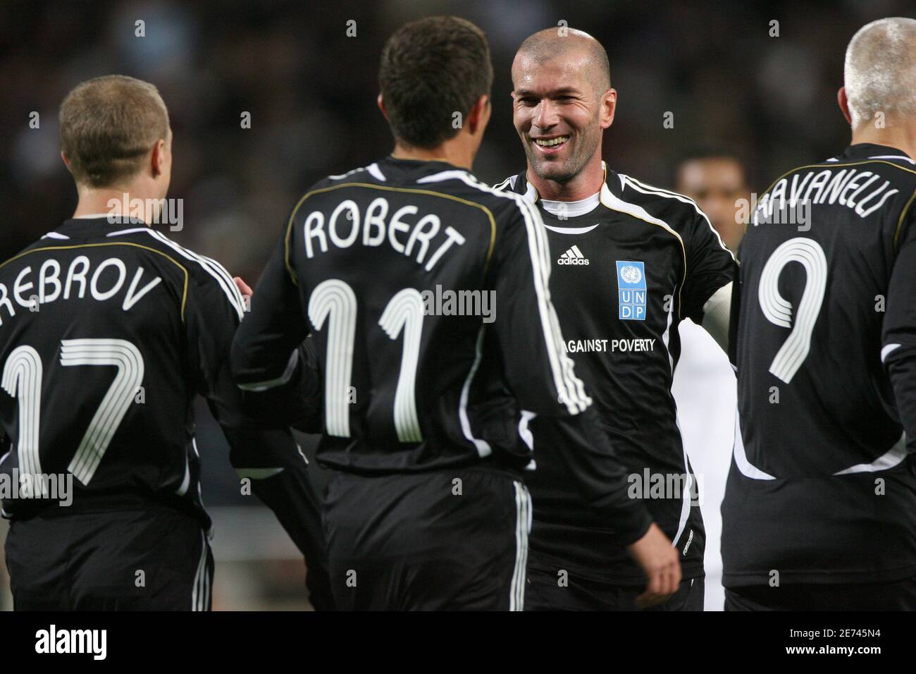 Retired soccer star Zinedine Zidane pictured during the