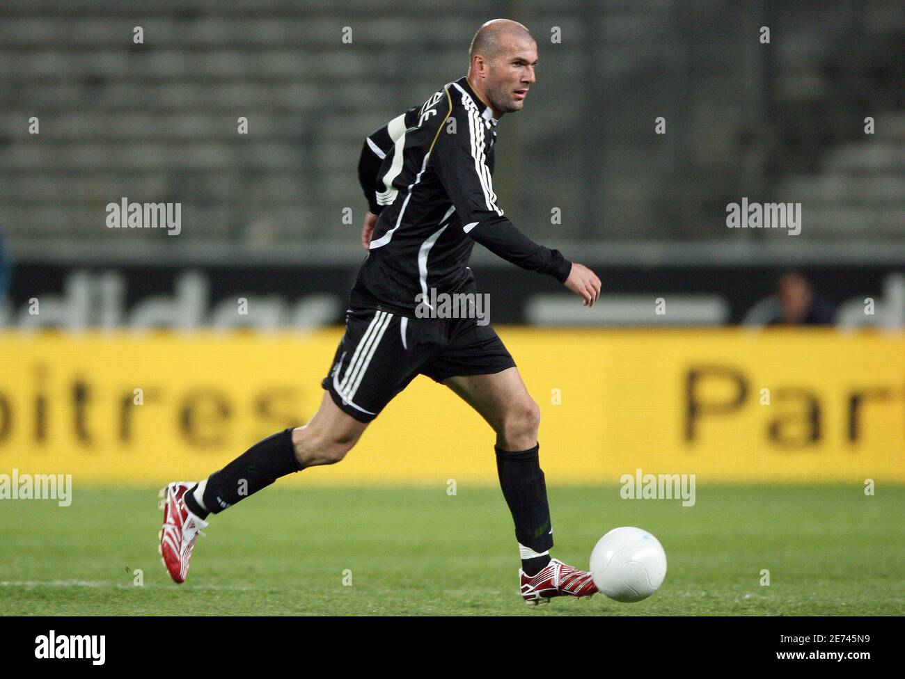 Retired soccer star Zinedine Zidane pictured during the