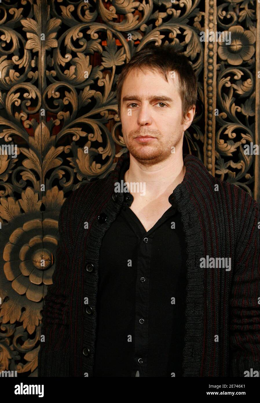 Actor Sam Rockwell poses for a portrait while promoting the film "Moon