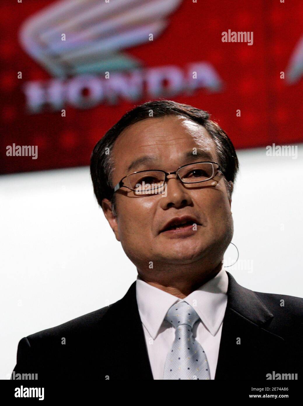 Honda president ceo press media hires stock photography and images Alamy
