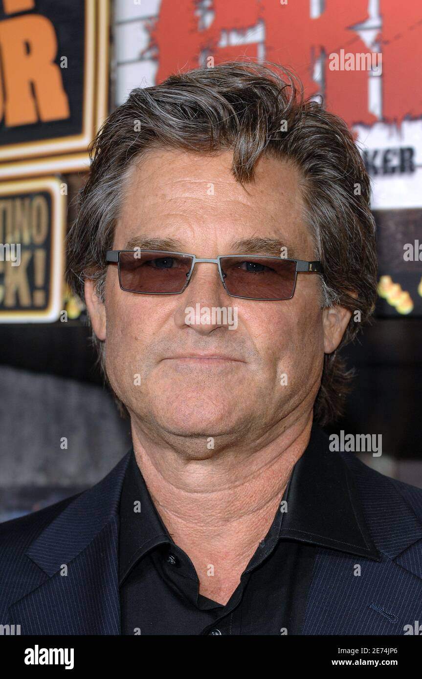 Kurt Russell attends the premiere of Dimension Film's 'Grindhouse' held ...