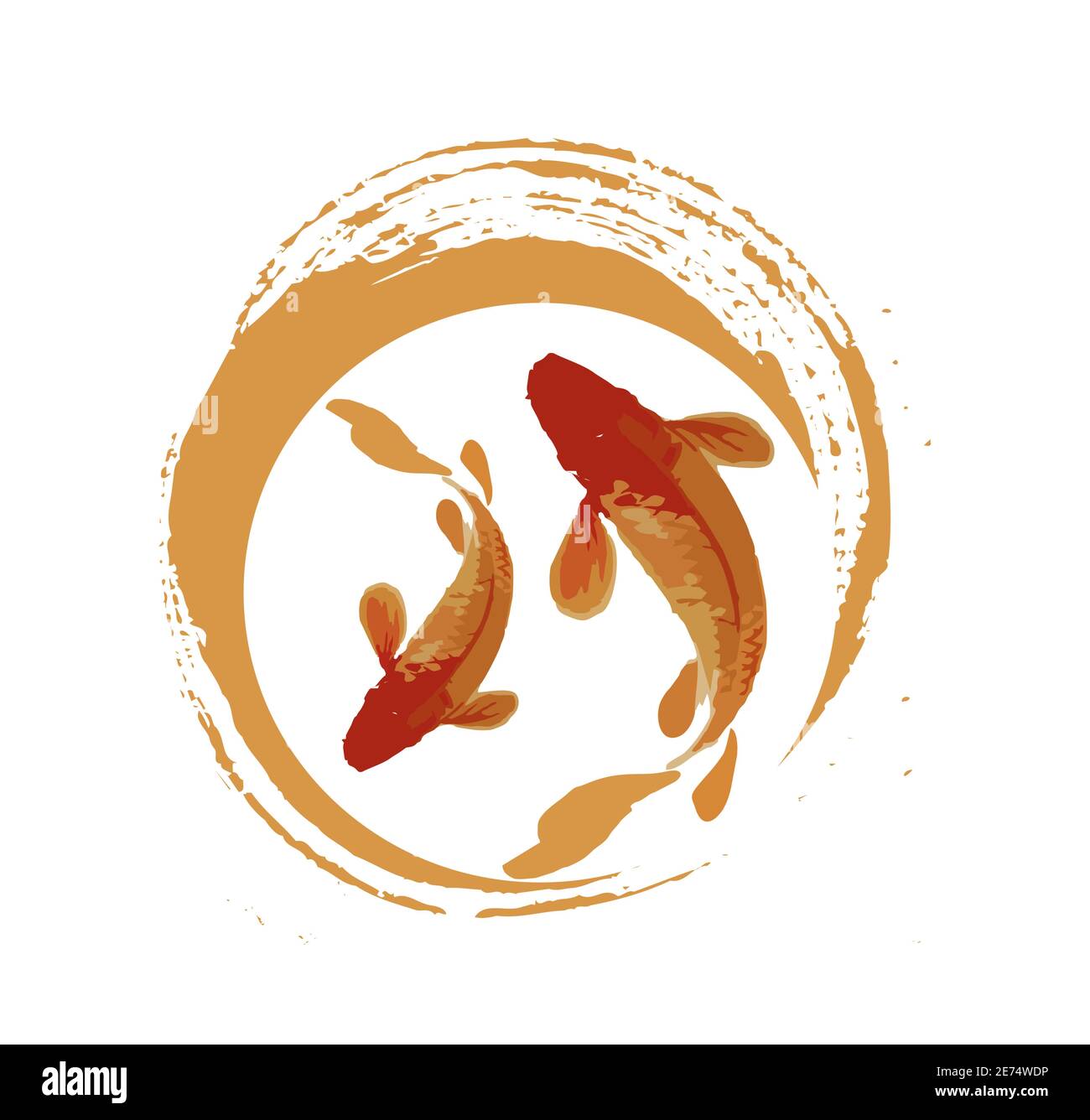 legendary japan koi fish logo, luck, prosperity, and good fortune Stock Vector Image & Art Alamy