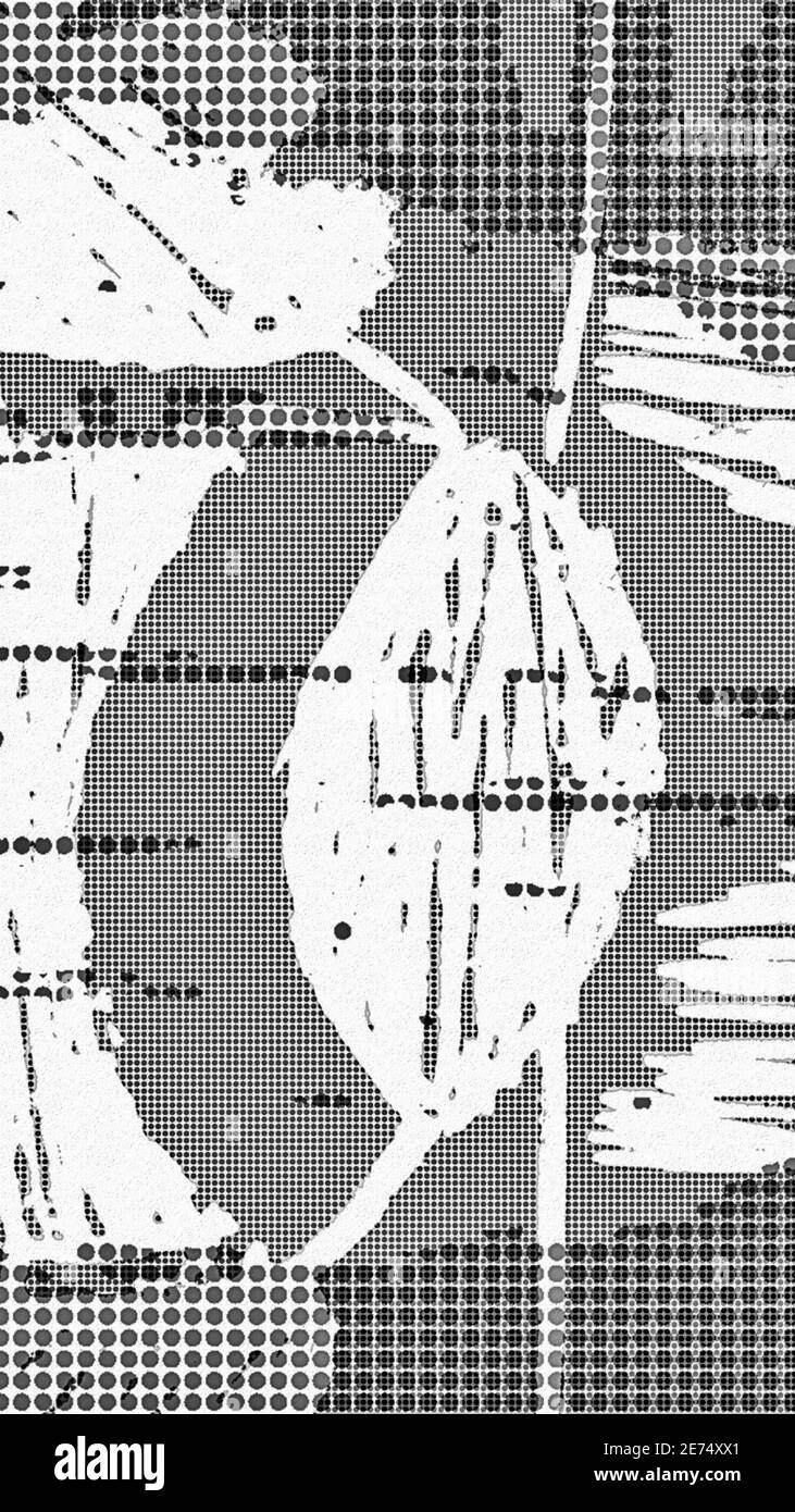 Halftone Dots Pattern . Halftone Dotted Grunge Texture . Abstract Dots ...