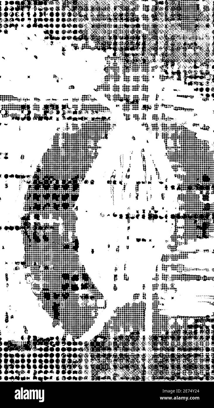 Halftone Dots Pattern . Halftone Dotted Grunge Texture . Abstract Dots ...