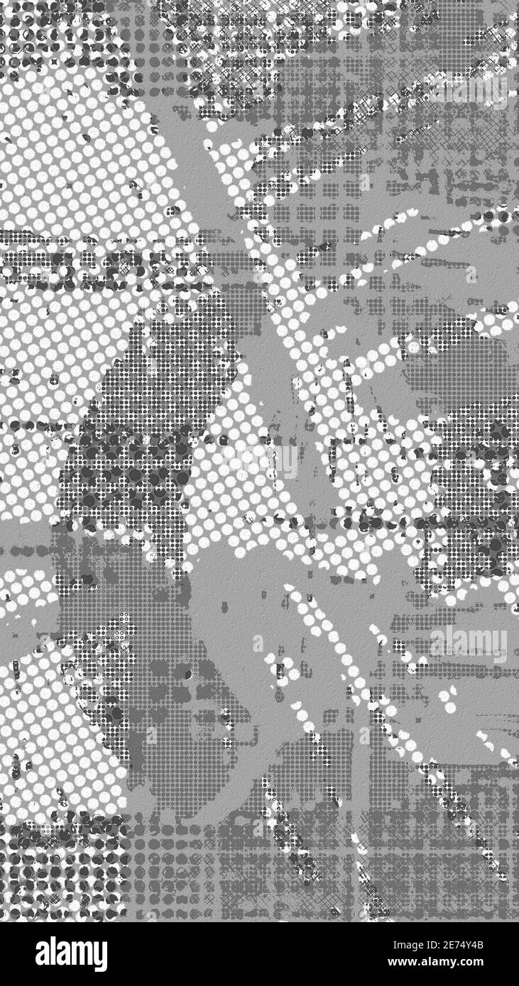 Halftone Dots Pattern . Halftone Dotted Grunge Texture . Abstract Dots ...
