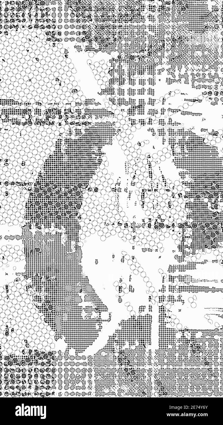 Halftone Dots Pattern . Halftone Dotted Grunge Texture . Abstract Dots ...