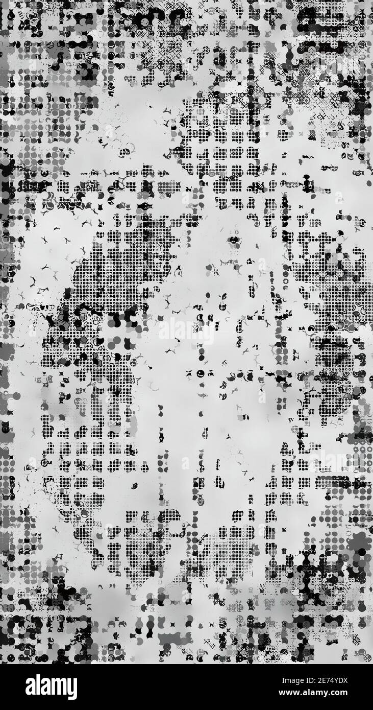 Halftone Dots Pattern . Halftone Dotted Grunge Texture . Abstract Dots ...