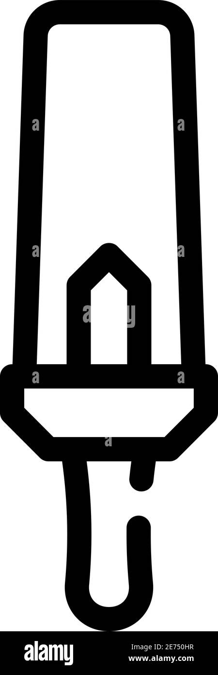 security tool of museum line icon vector illustration Stock Vector ...