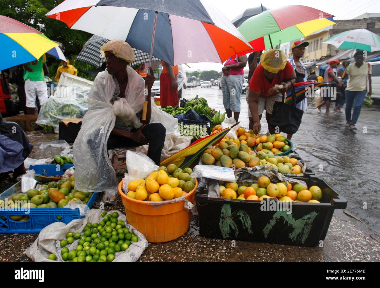 Jamaica Kingston Market High Resolution Stock Photography and Images