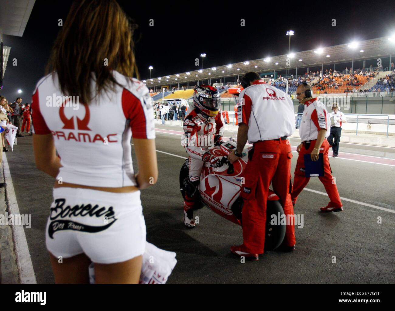 Qatar motogp grid girl hi-res stock photography and images - Alamy