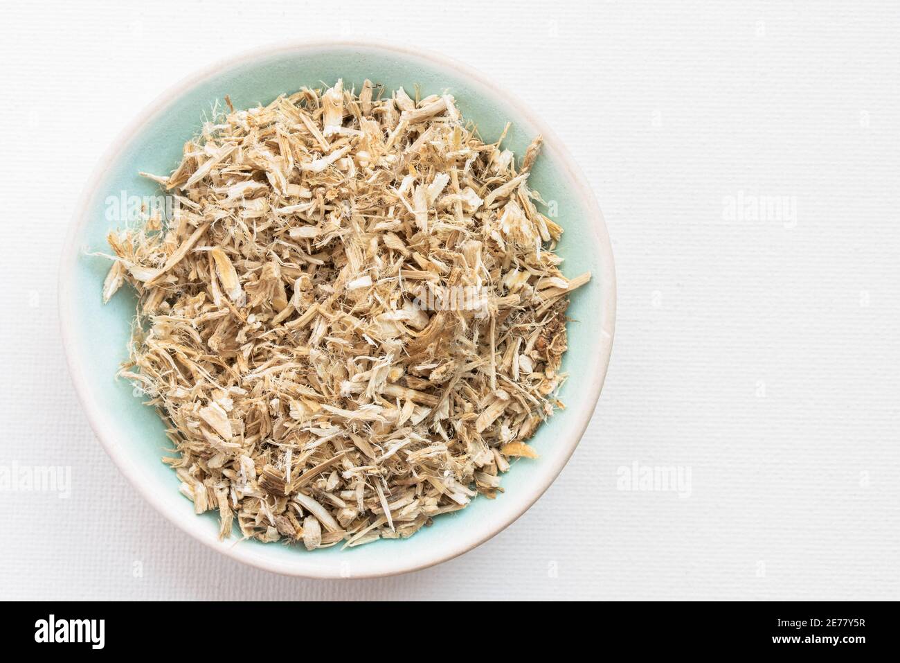 Marshmallow Root in a Bowl Stock Photo Alamy