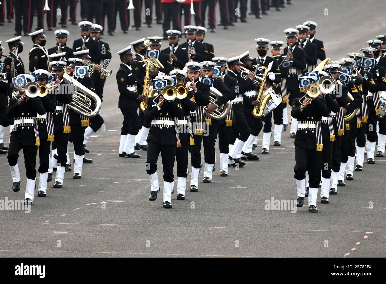 New Delhi, India. 29th Jan, 2021. The Beating Retreat Ceremony Is Held 