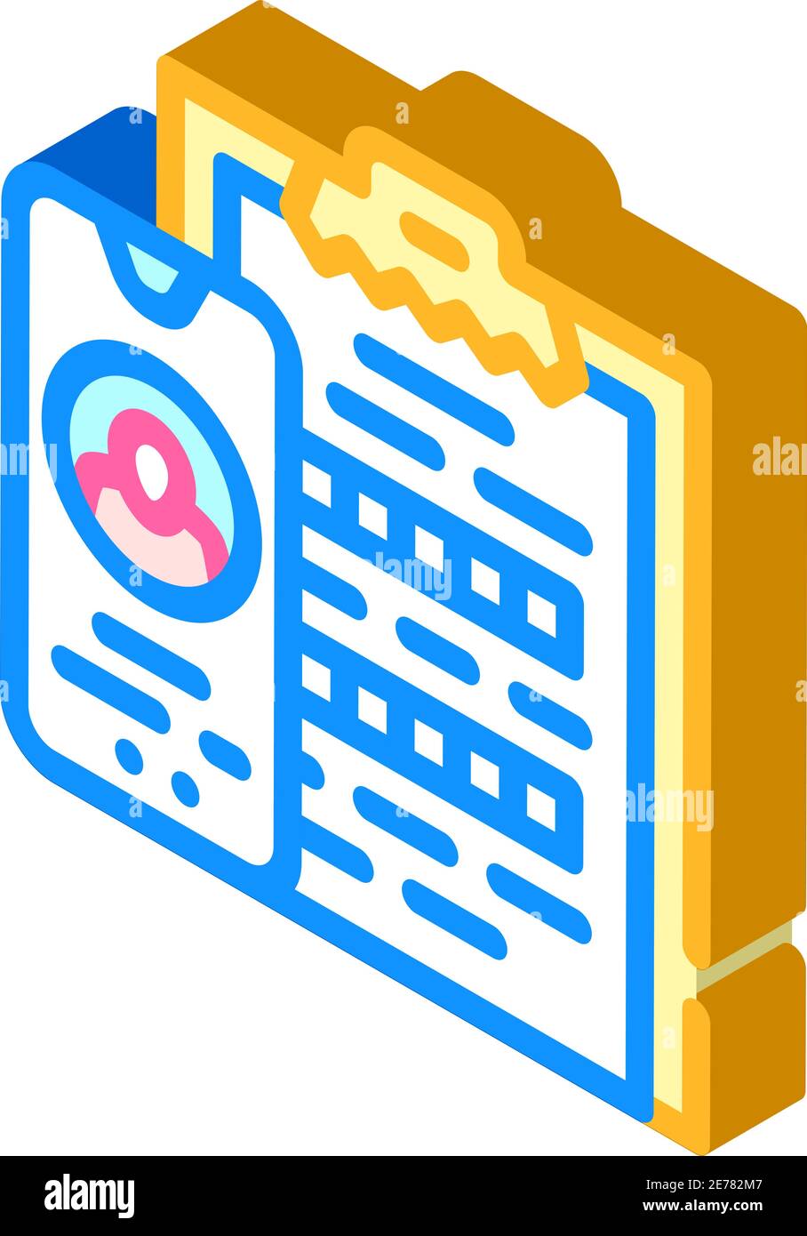 client questionnaire call center isometric icon vector illustration ...
