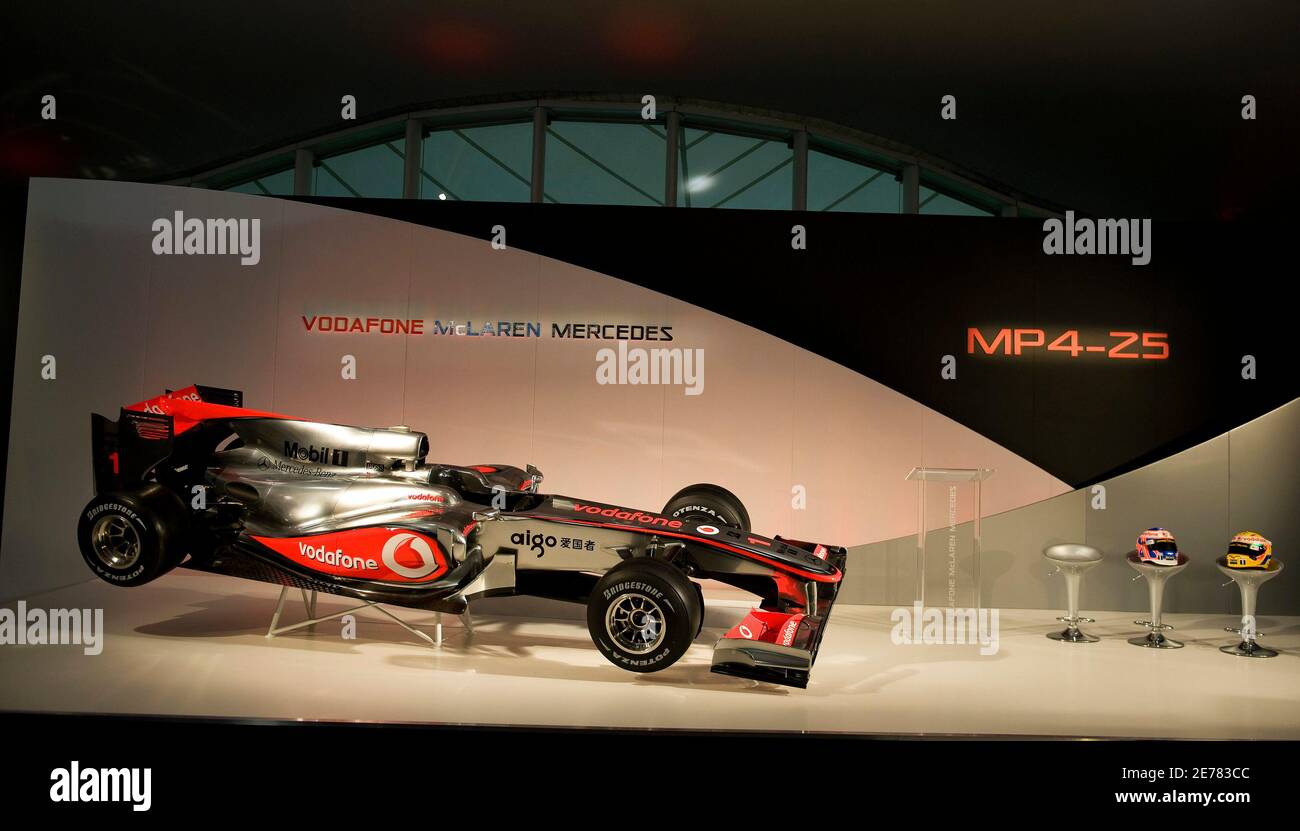 The Mclaren Mercedes Mp4 25 Race Car Is Seen After Its Unveiling At The Vodafone Headquarters In Newbury Southern England January 29 10 Reuters Kieran Doherty Britain s Sport Motor Racing Stock Photo Alamy The Mclaren Mercedes Mp4 25 Race Car Is Seen After Its Unveiling At The Vodafone Headquarters In Newbury Southern England January 29 10 Reuters Kieran Doherty Britain s Sport Motor Racing Stock Photo Alamy