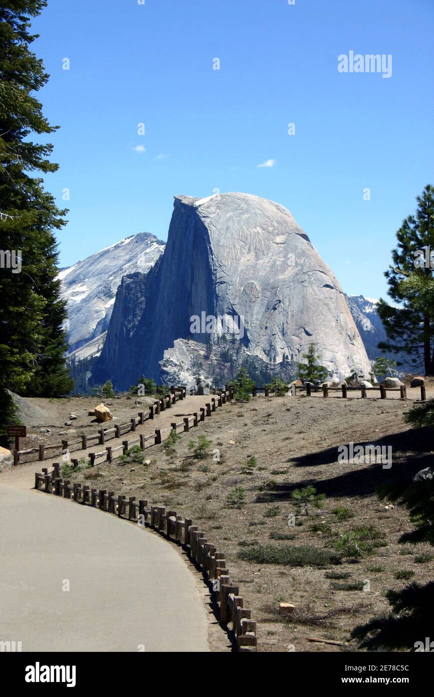 Majestic Half Dome-Yosemite National Park, California, USA Stock Photo