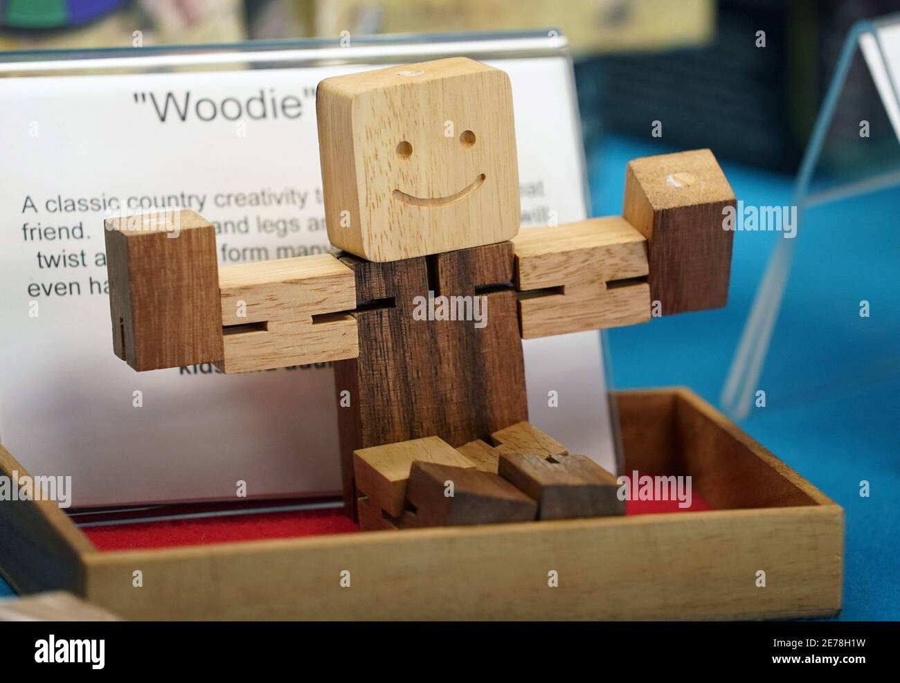 Kirkwood, United States. 29th Jan, 2021. Woodie Man is on display at