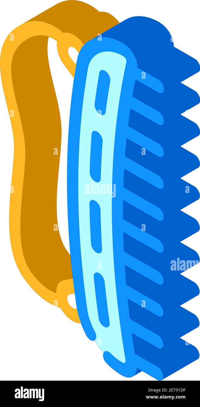 comb groomer isometric icon vector illustration color Stock Vector ...