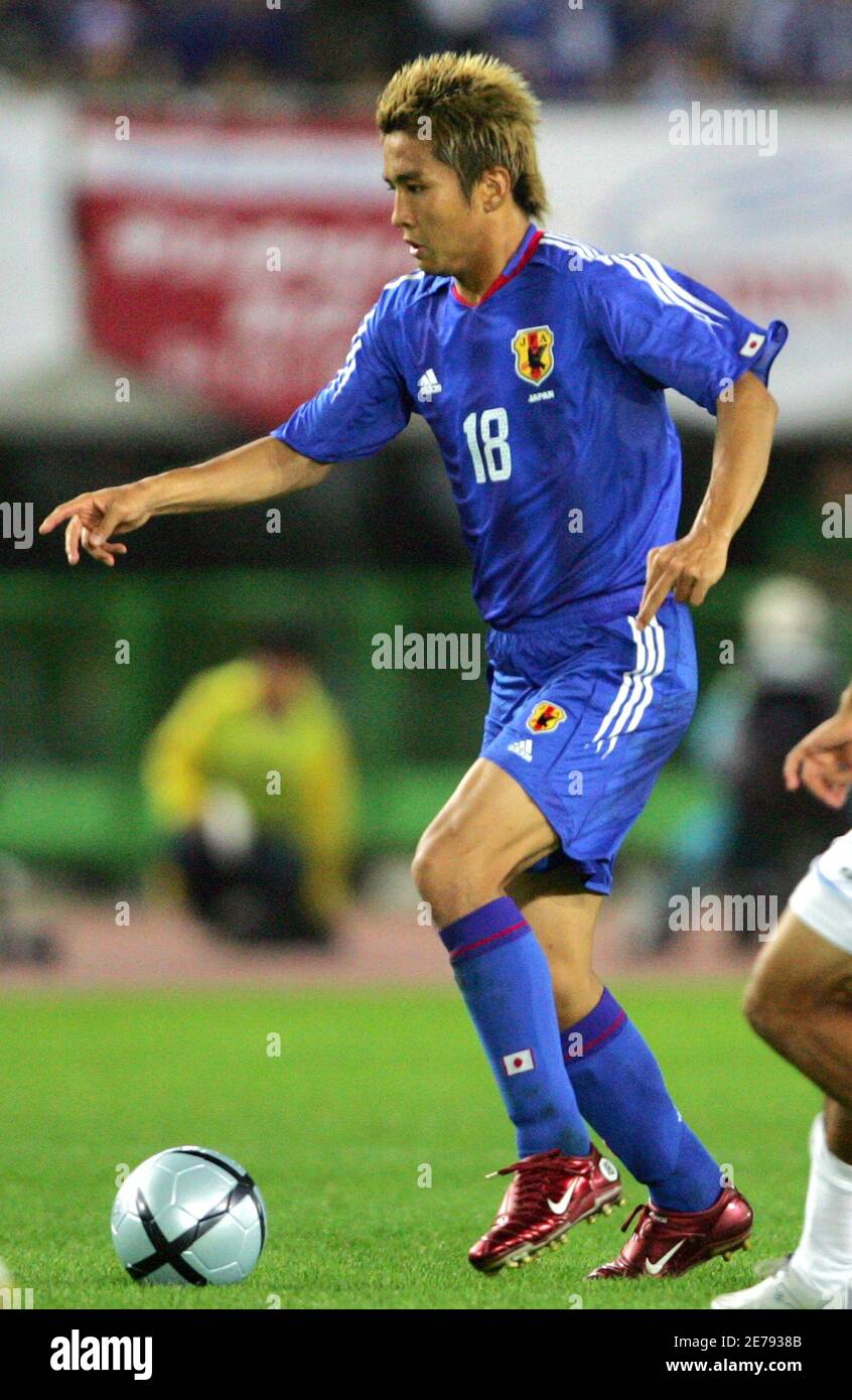 Japan S Inamoto Controls The Ball During Second Half Of International Friendly Match Against Honduras In Sendai Japan S Junichi Inamoto Controls The Ball During The Second Half Of The International Friendly Match Against Japan S Inamoto Controls The Ball During Second Half Of International Friendly Match Against Honduras In Sendai Japan S Junichi Inamoto Controls The Ball During The Second Half Of The International Friendly Match Against