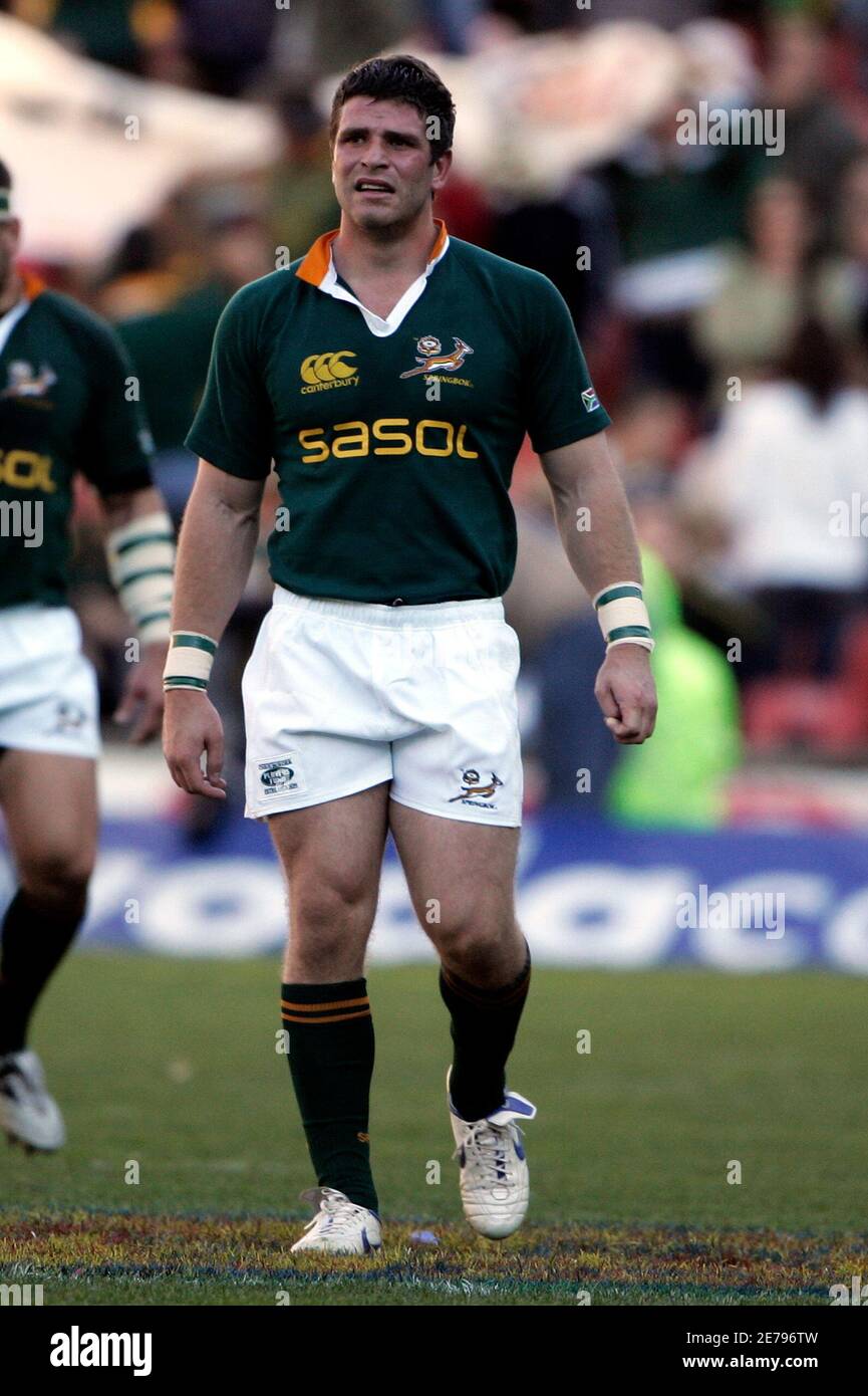 Springbok south african rugby team hi-res stock photography and images ...