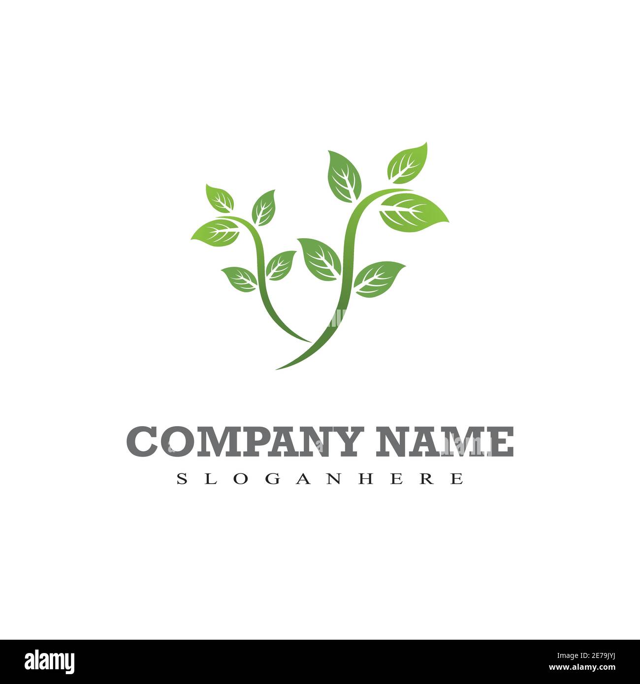 Leaf ecology Logo Template vector symbol nature Stock Vector Image ...