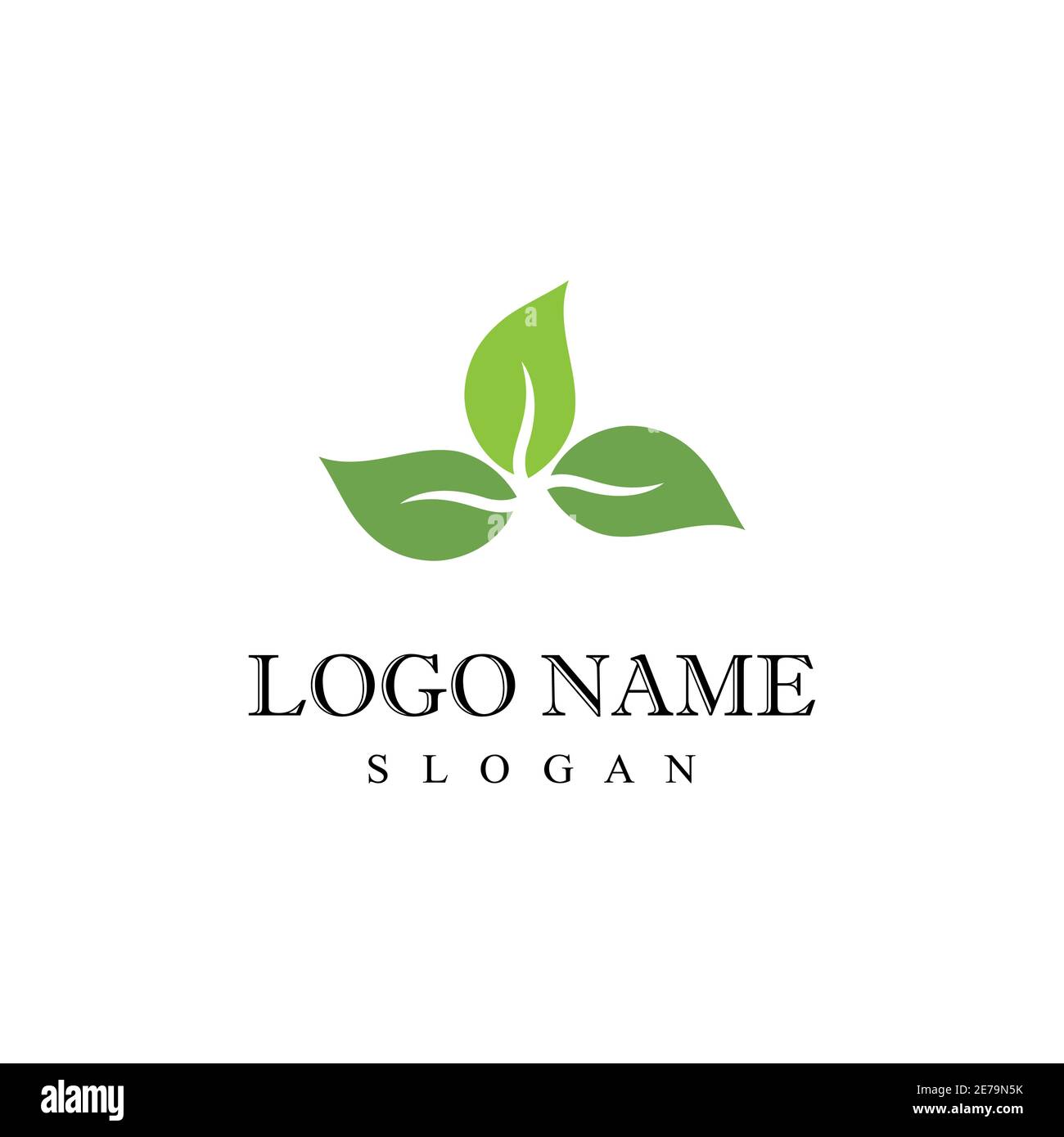 Leaf Logo Template vector symbol nature Stock Vector Image & Art - Alamy