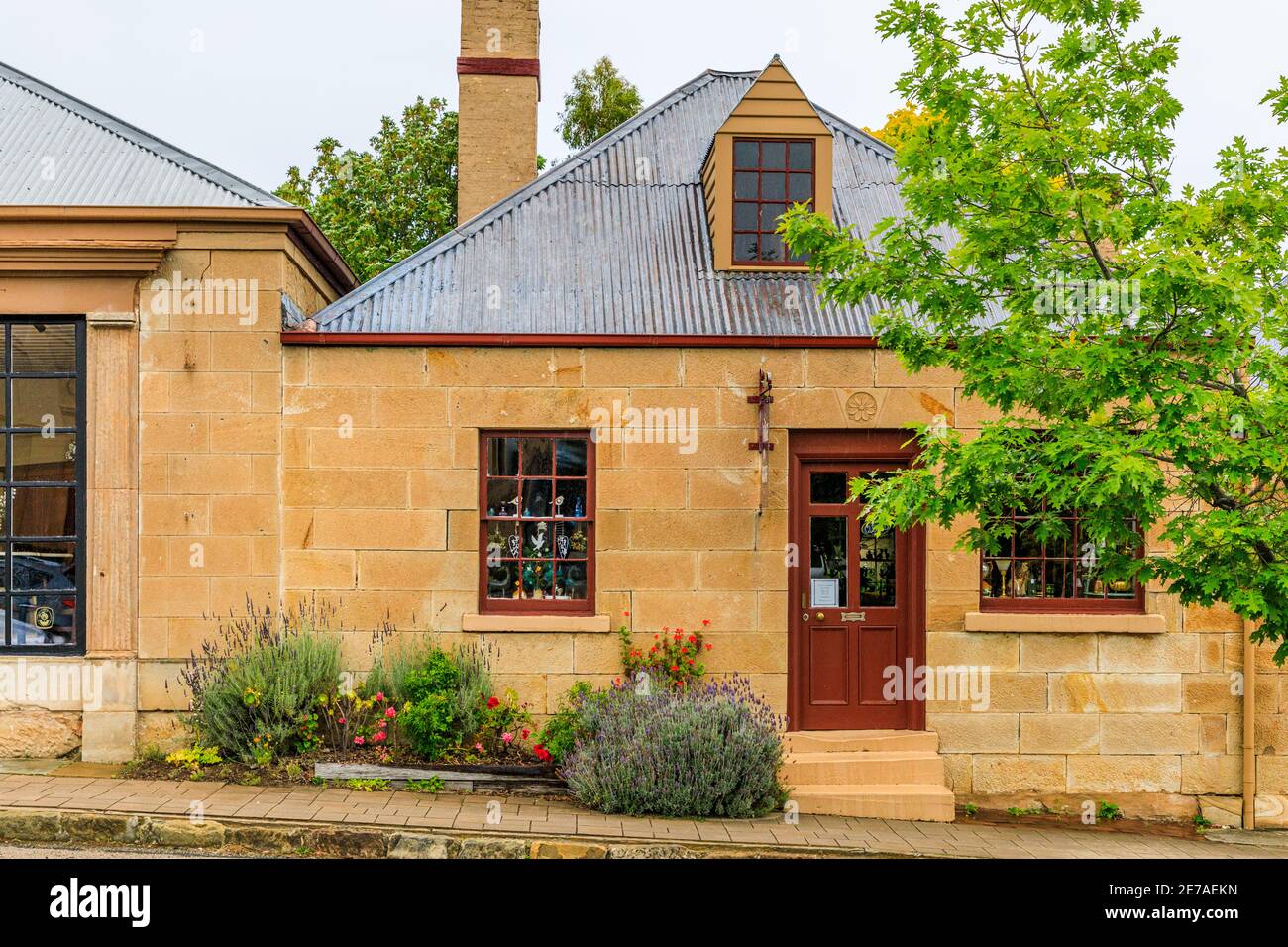 Historic buildings in Richmond, Tasmania, Australia Stock Photo Alamy