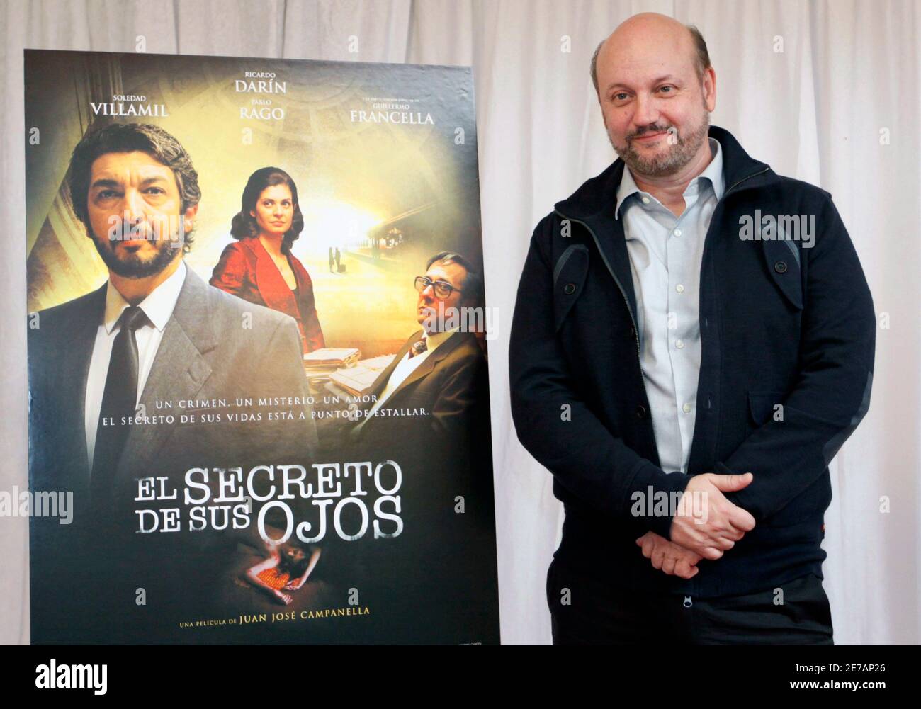 Director Juan Jose Campanella of the Argentina film "The Secret in their  Eyes (El Secreto de Sus Ojos)," poses for photographers ahead of the 82nd  Academy Awards in Hollywood, March 5, 2010.