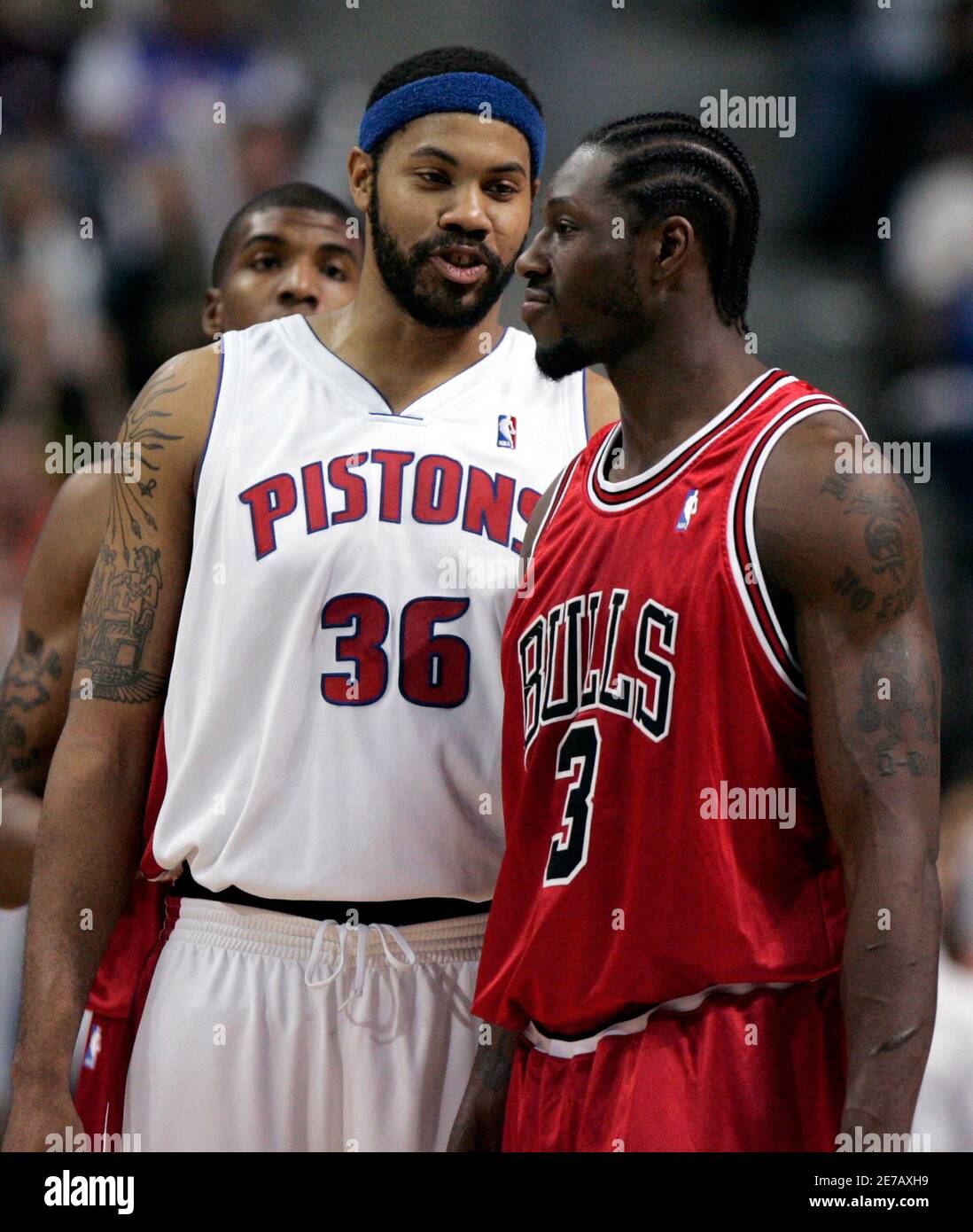 Detroit pistons rasheed wallace ben hires stock photography and images