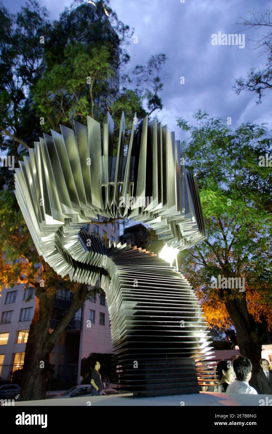 A Steel Made Two Ton Bandoneon Monument 3 5 Meters High 11 48 Feet Is Seen After Have Being Inaugurated In Homage To The City S Distinctive Tango Music In Buenos Aires November 22 2007 The