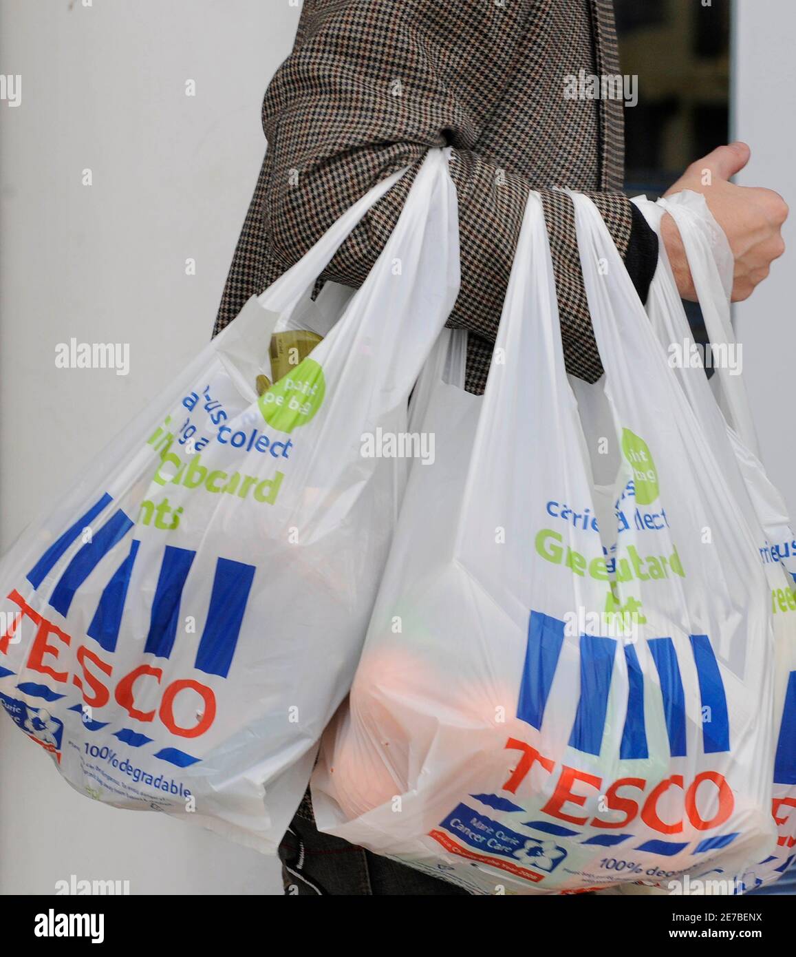 Supermarkets Tesco Plastic Bag Recycling Recycling Scheme Tesco